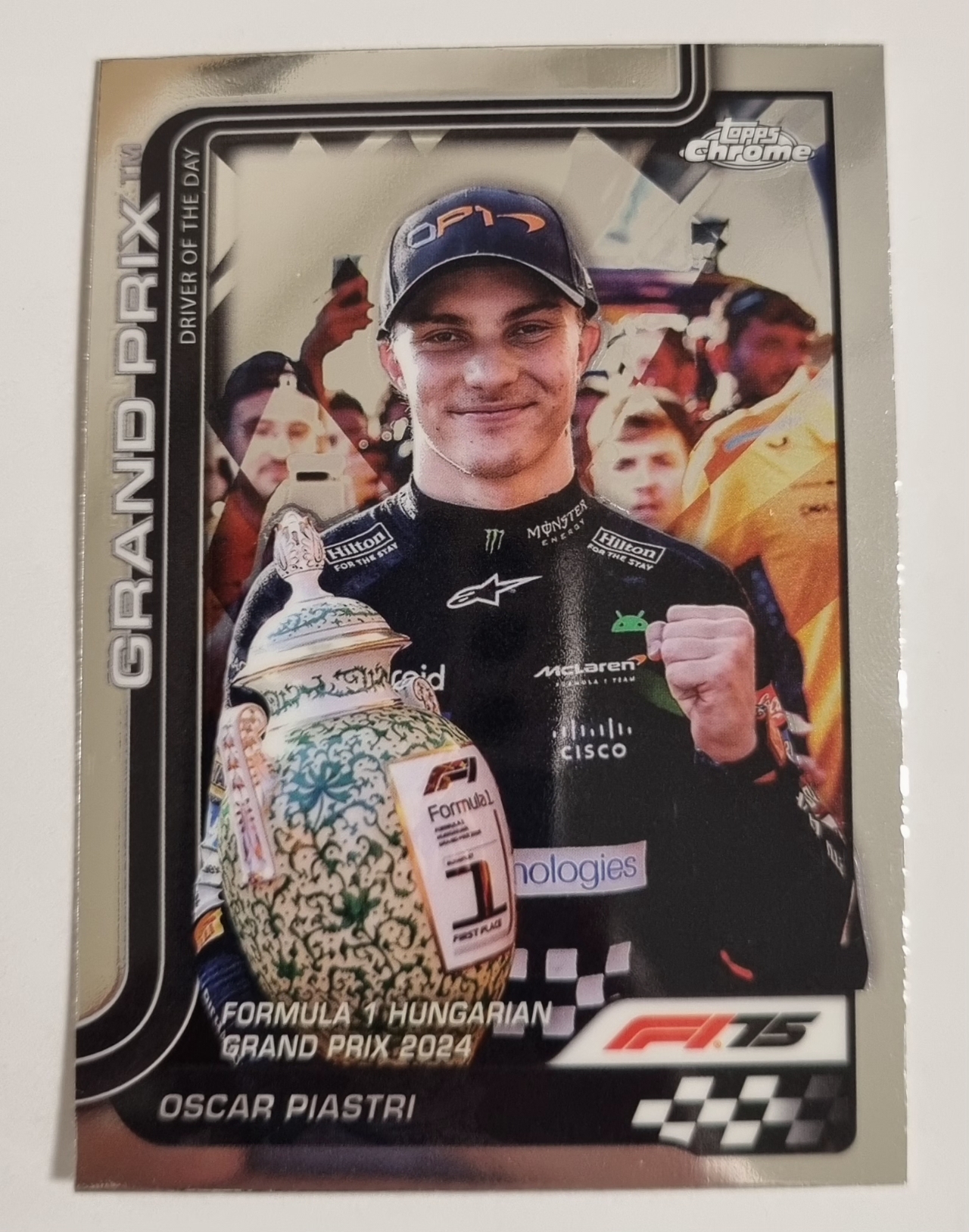 2025 F1 오스카 피아스트리 Topps Chrome 카드 탑스 크롬