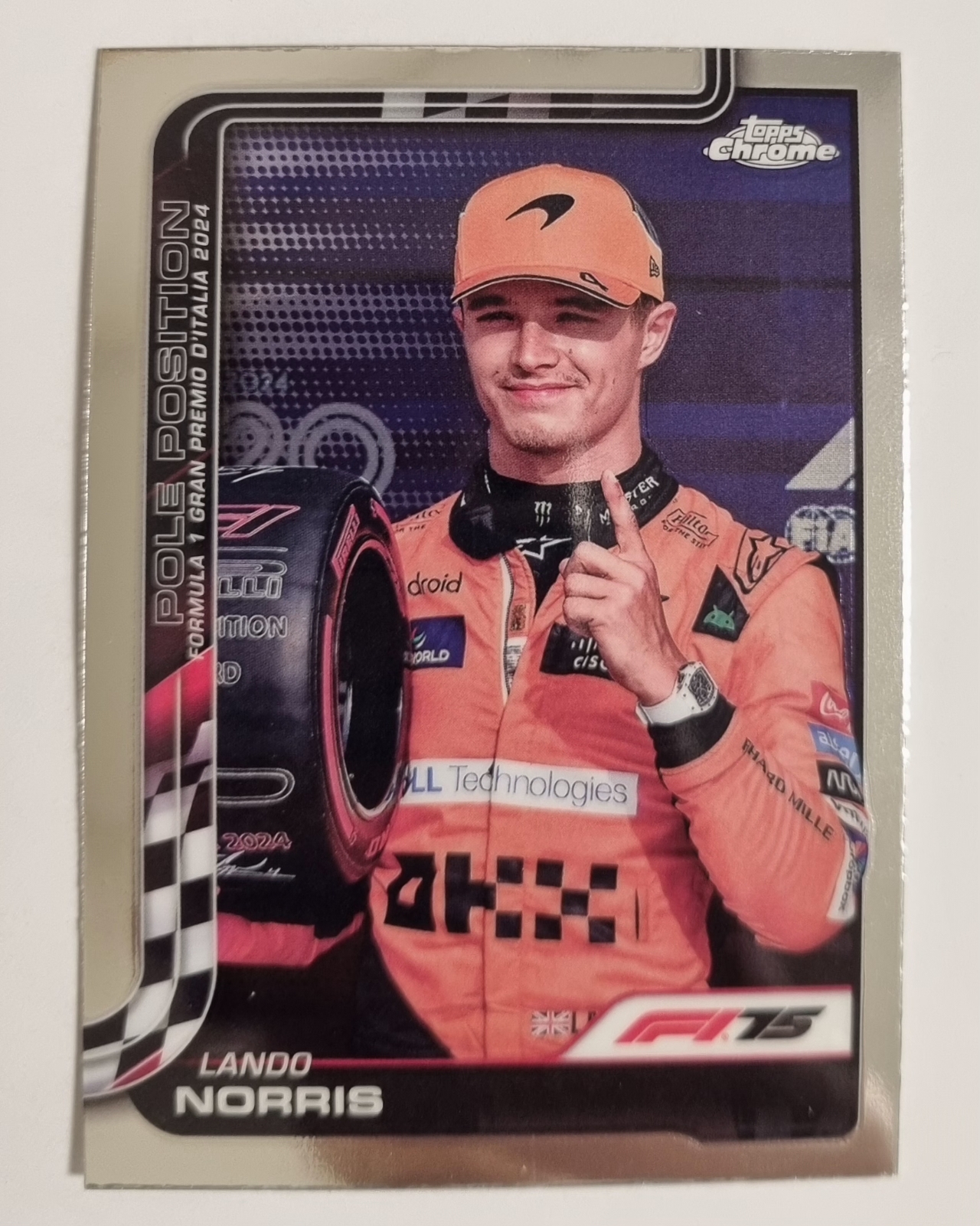 2025 F1 랜도 노리스 Topps Chrome 카드 탑스 크롬