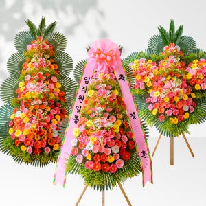 경남 김해시 축하 화환 김해 경상남도 장유1동 화환 조화 꽃 배달 예식 결혼식 꽃집 개업