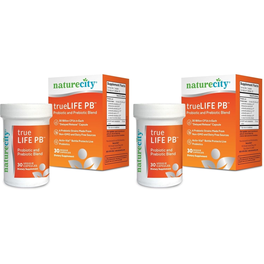 네이처시티 트루라이프 PB 유산균 30캡슐 2팩 미국