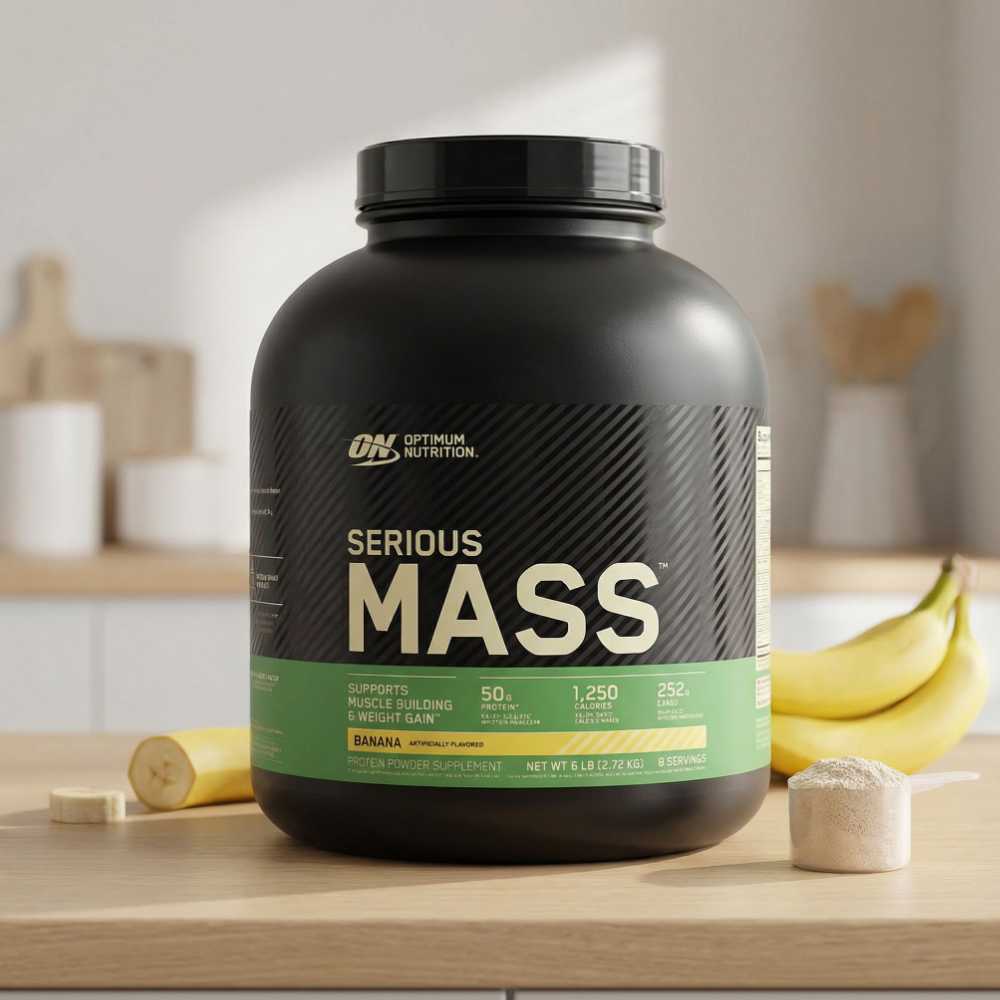 옵티멈뉴트리션 <b>시리어스 매스 바나나</b> 2.72kg 고열량 벌크업 게이너
