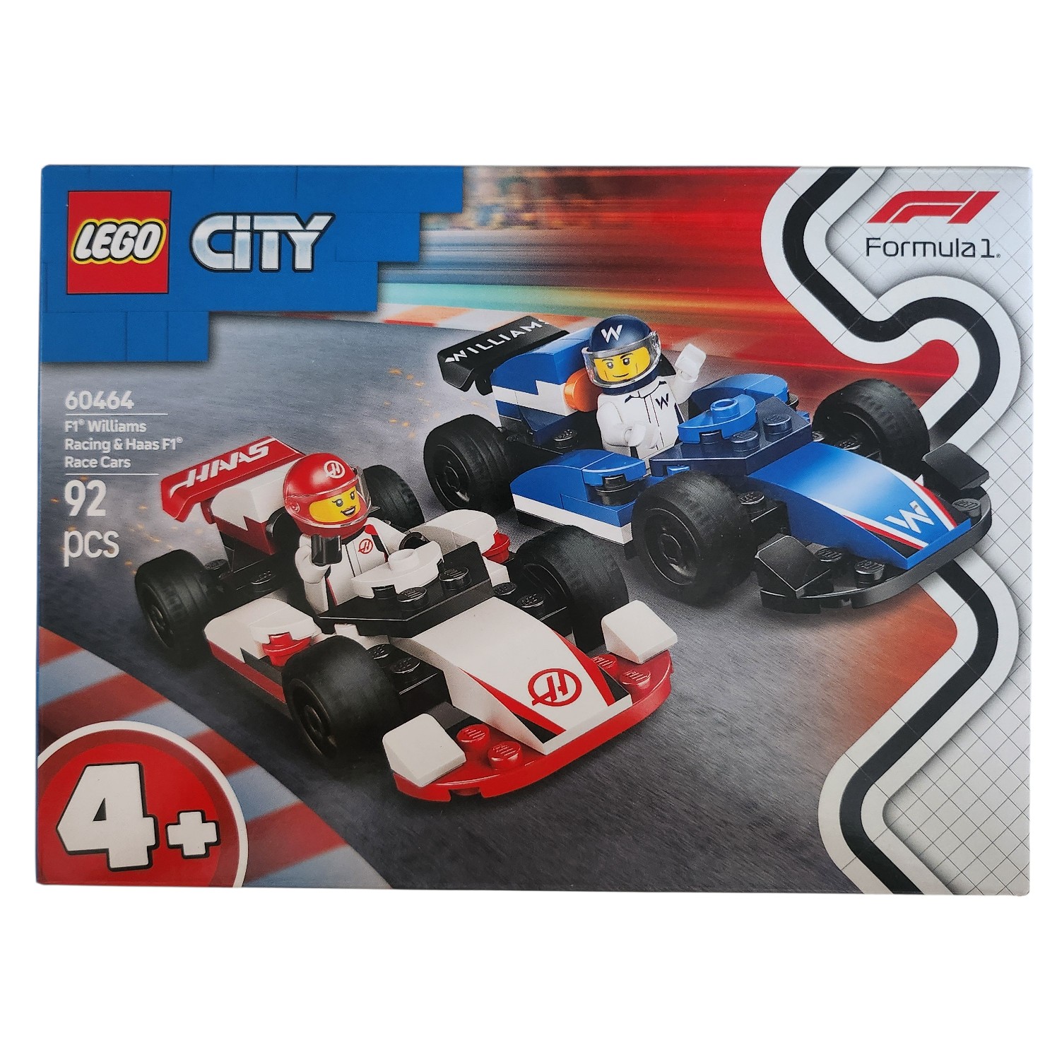 레고 60464 시티 F1 Williams Racing & Haas F1 레이스 카