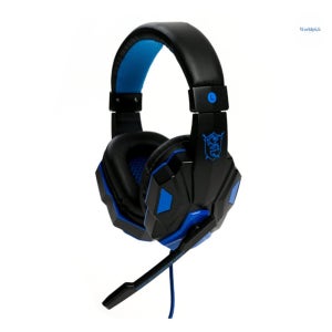 유선 게이밍 헤드셋(블루) 피씨방헤드셋마이크