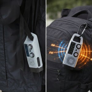 휴대용 효도라디오 소형 크랭크 재난라디오 등산용