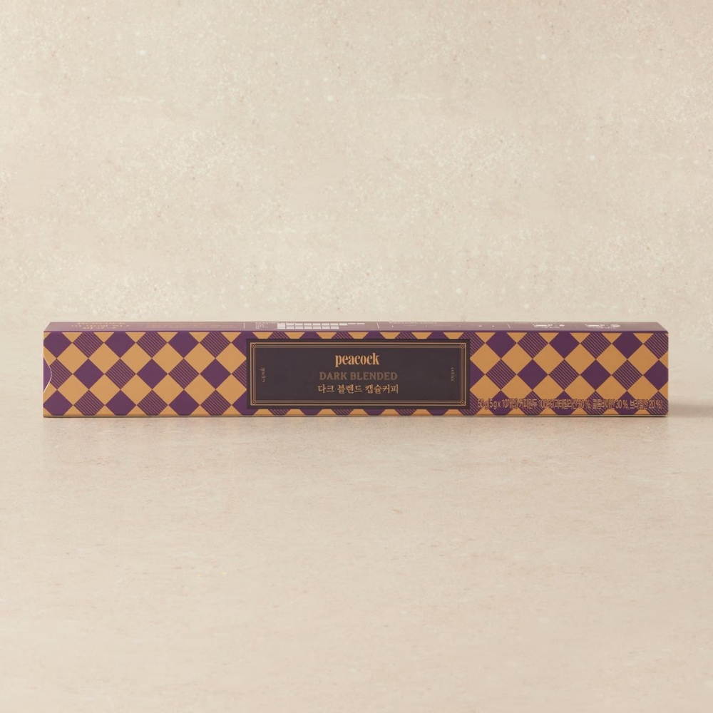 피코크 캡슐커피 다크블렌드, 10개입, 1개