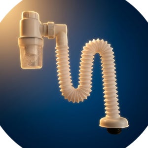 고효율 만능 세면대 배관 호스 P트랩 물샘 벌레방지 악취방지