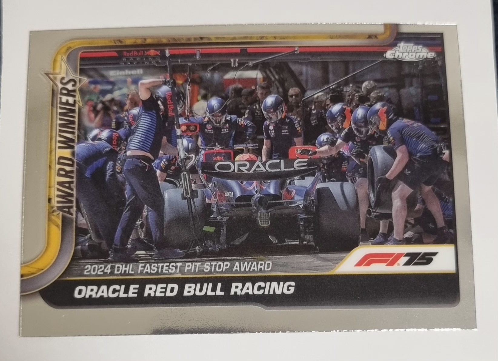 2025 F1 레드불 Topps Chrome 카드 탑스 크롬