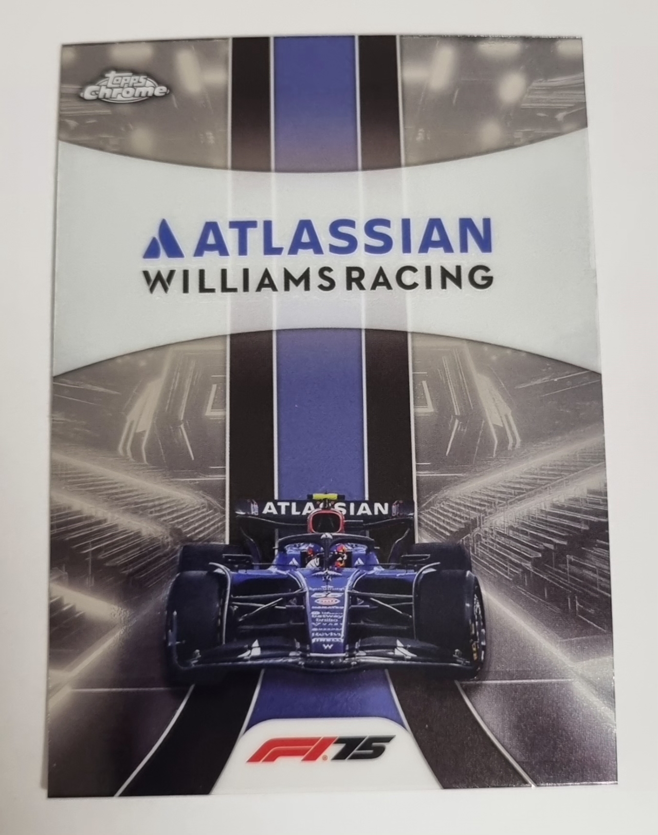 2025 F1 윌리엄스 레이싱 팀 로고 Topps Chrome 카드 탑스 크롬