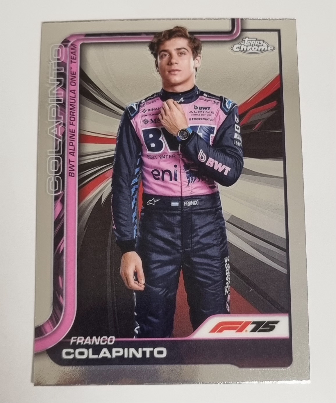 2025 F1 콜라핀토 Topps Chrome 카드 탑스 크롬