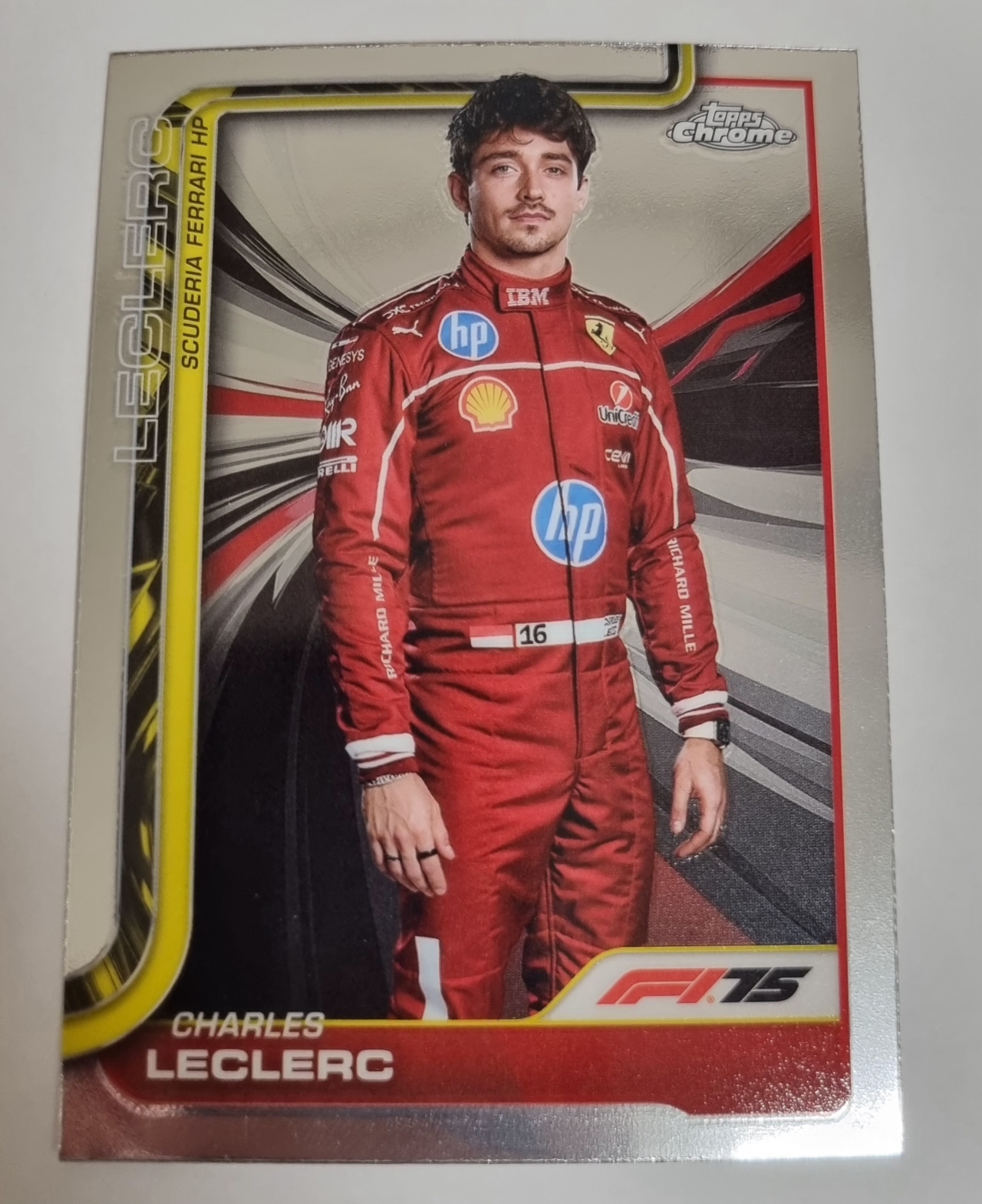 2025 F1 샤를 르클레르 Topps Chrome 카드 탑스 크롬