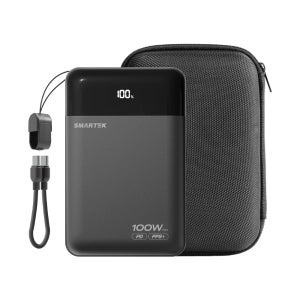 보조배터리 20000 대용량 초고속충전 노트북 보조배터리 100W C타입 20000mAh, 블랙