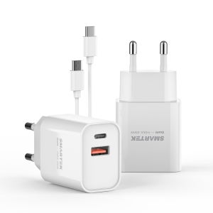 GaN충전기 C타입 초고속 멀티 충전기 어댑터 45W PD 2포트 케이블포함