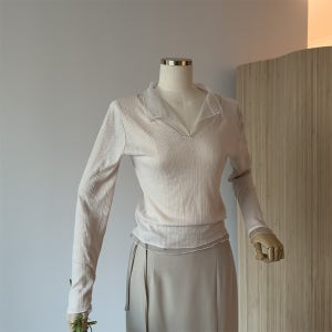 시스루 티셔츠 레이어드 이너 망사 티셔츠