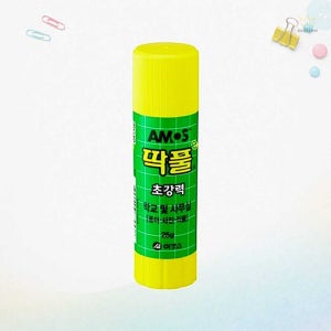 SCS 아모스 딱풀 25g 고체풀 접착제 사무용 문구 용품 480개입