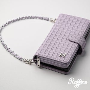 갤럭시S26 플러스 라피네 메쉬 가죽 지퍼지갑 스트랩 케이스 제작 J2L