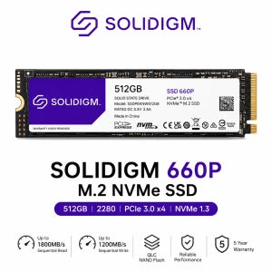인텔 솔리다임 SSD 660P M.2 NVMe SSD 512GB 2280