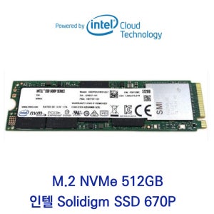 인텔 Solidigm SSD 670P M.2 NVMe 512GB 벌크