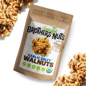 BROTHERS NUTS 브라더스넛 마늘 솔티 호두 170G Garlic Salty Walnuts 2 oz