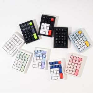 지클릭커 무선 키패드 무소음 넘버패드 숫자 키보드 넘패드 NK21 그린위치 RC1