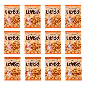 카스카이 이카피나 원조 오징어땅콩 스낵 일본 간식 89g, 12개