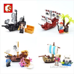 [룰루핑거] 셈보 1540A-1540D 해적선2 4종 2D-02-302