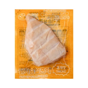 푸드원 맛닭 냉장 훈제 닭가슴살 훈제맛, 100g, 80개