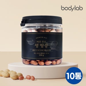 바디랩 제주 우도 생 땅콩 200g, 10개