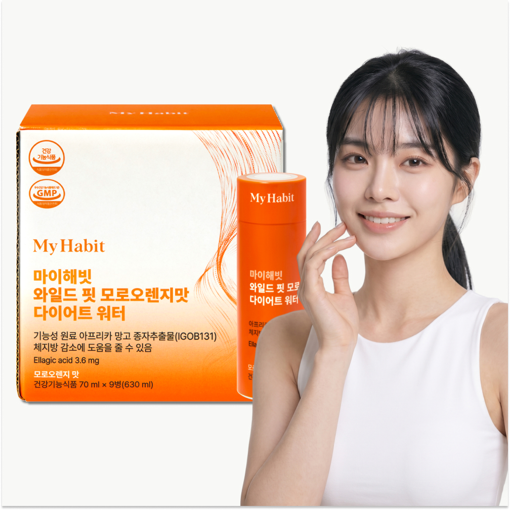 마이해빗 와일드 핏 모로오렌지맛 다이어트 워터