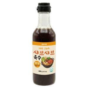 [샤브육수] 테이스튠 14배 고농축 샤브샤브 육수 480g, 1개