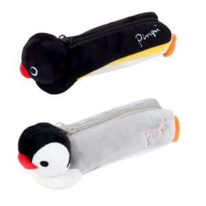 귀여운 초등 중등 캐릭터 핑구 인형 펜 펜슬 필통 파우치 케이스 25cm