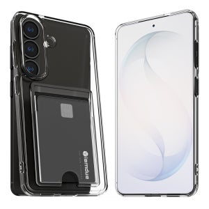 변색방지 카드 케이스 2장 수납 슬림 생폰 투명, 갤럭시S26 울트라