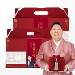 래오이경제 더힘찬 홍삼진액 골드 6년근 국내산 홍삼포 60ml 30포, 2개