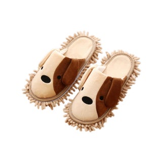 청소 슬리퍼 걸레 거실화 실내 바닥 탈부착 강아지 디자인 27cm