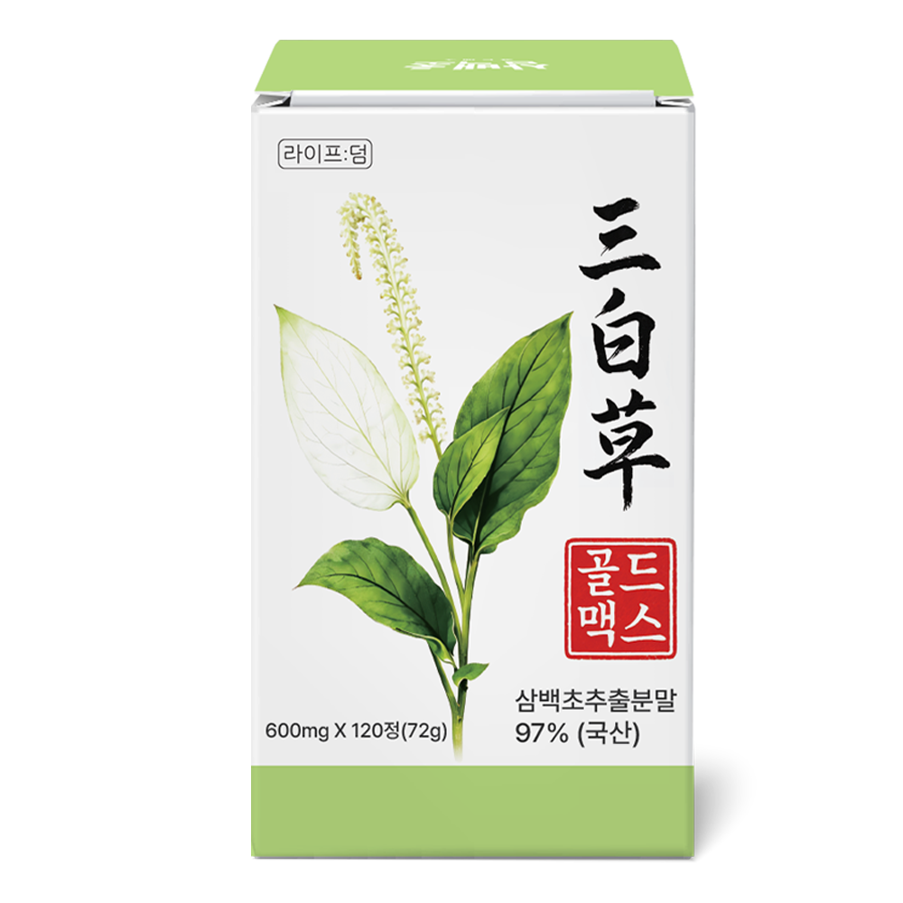 삼백초 추출물 골드맥스70000 국내산 4개월분 120정
