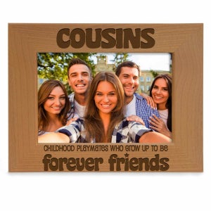 COUSINS FRIENDS 우드 사진 액자 1개 4x6-Vertical