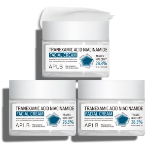 APLB 트라넥삼산 나이아신아마이드 페이셜 크림 히알루론산 보습 저자극 55ml, 3개