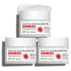 APLB 살리실산 바하 알부틴 페이셜 크림 각질케어 수분 물광 55ml, 3개