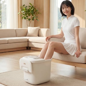 한경희 습식 족욕기 가정용 온열기 발 족탕기 각탕기 세족기 족욕마사지 풋스파 22L