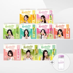 티젠 콤부차X트와이스 270스틱(30스틱X9박스) + 보틀 증정