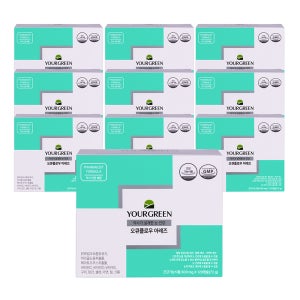 유어그린 오큐플로우아레즈투 루테인아스타잔틴오메가3 눈 건조 노화 영양제 120캡슐, 10개