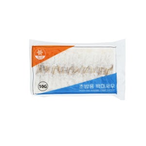 백미새우초밥 6g 8g 10g 12g 16g 흰다리새우살