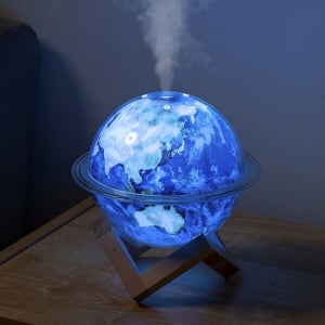 지구 USB 무드등 탁상용가습기 미니 책상가습기 (270ml)