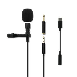 디보이스 MD-100A4 다용도 3.5mm 1.5M 다이나믹 핀마이크 회의 강의 유튜브