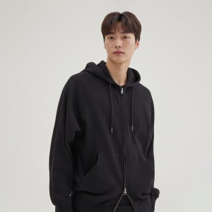 [N배송] 스파오 와플 후드 집업 SPMZG25C02