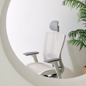 듀오백 브라보 BR-200MW Airo 메쉬의자 허리가 편한 사무용 홈오피스 컴퓨터 의자