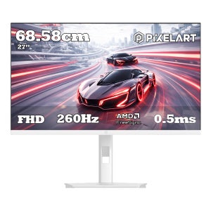 픽셀아트 PIXELART X2726W 화이트 Fast-IPS 260Hz 게이밍 무결점