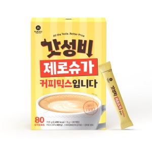 맥널티 갓성비 제로슈가 커피믹스 9g 80개입