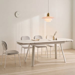 르모빌리 글로우 포세린 세라믹 확장형 식탁 테이블 4인용 8인용 1400 2000 12T