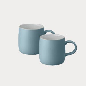 [덴비] 임프레션 스몰 머그 2p 세트 250ml 블루