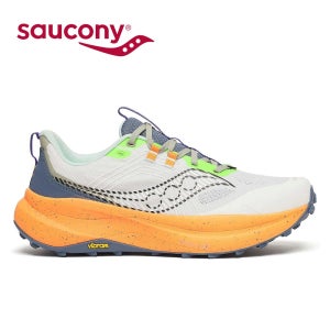 써코니 남성 엑소더스 울트라 4 화이트 터메릭 운동화 트레일 런닝화 하이킹 충격흡수 비브람